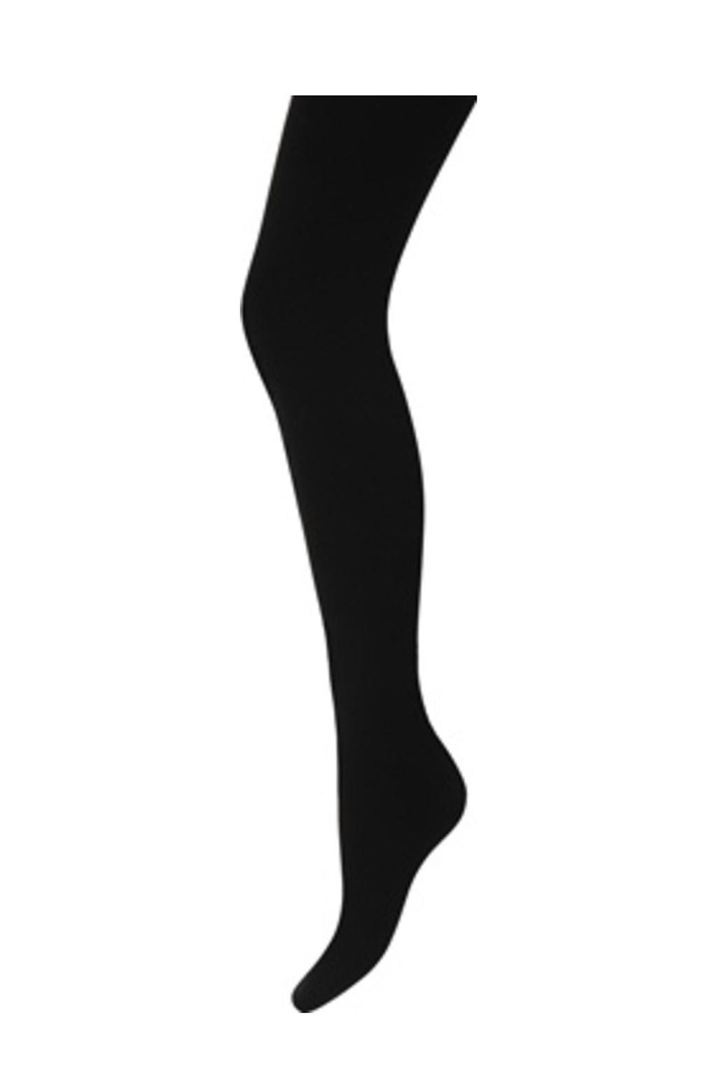 Marianne fleece panty zwart/zwart