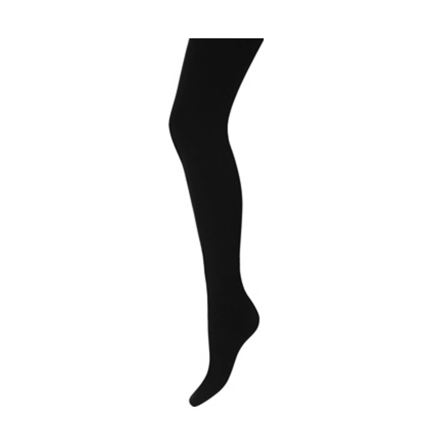 Marianne fleece panty zwart zwart