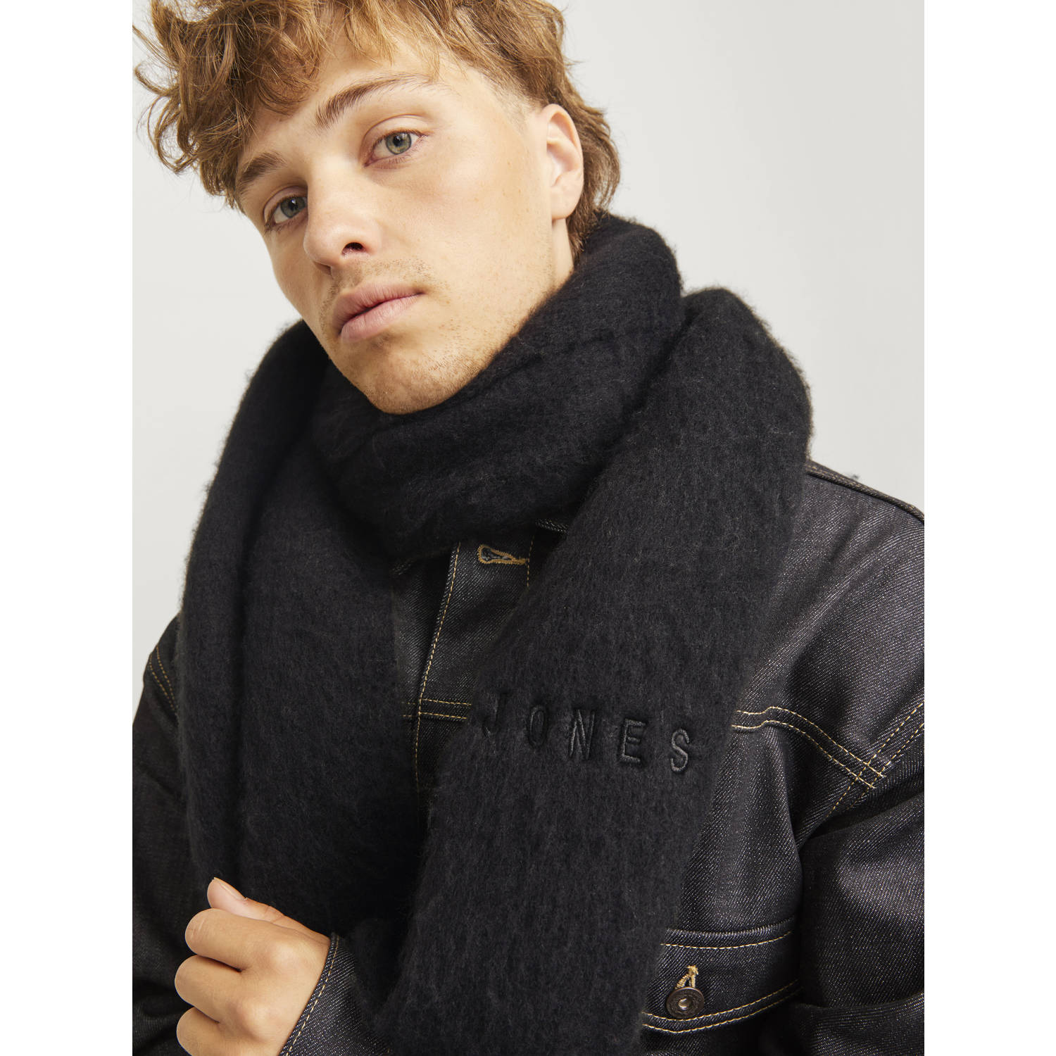 JACK & JONES sjaal JACELIJAH zwart