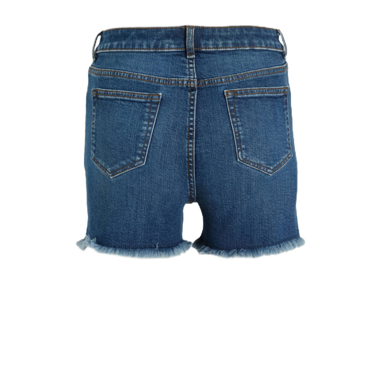 anytime denim short blauw