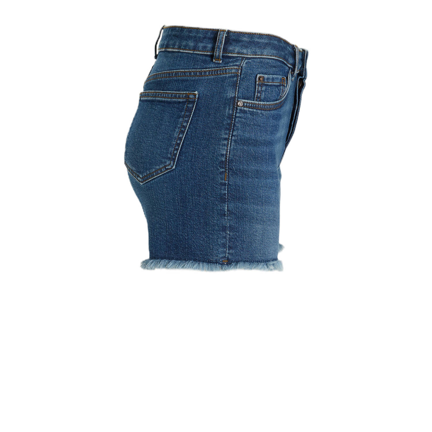 anytime denim short blauw