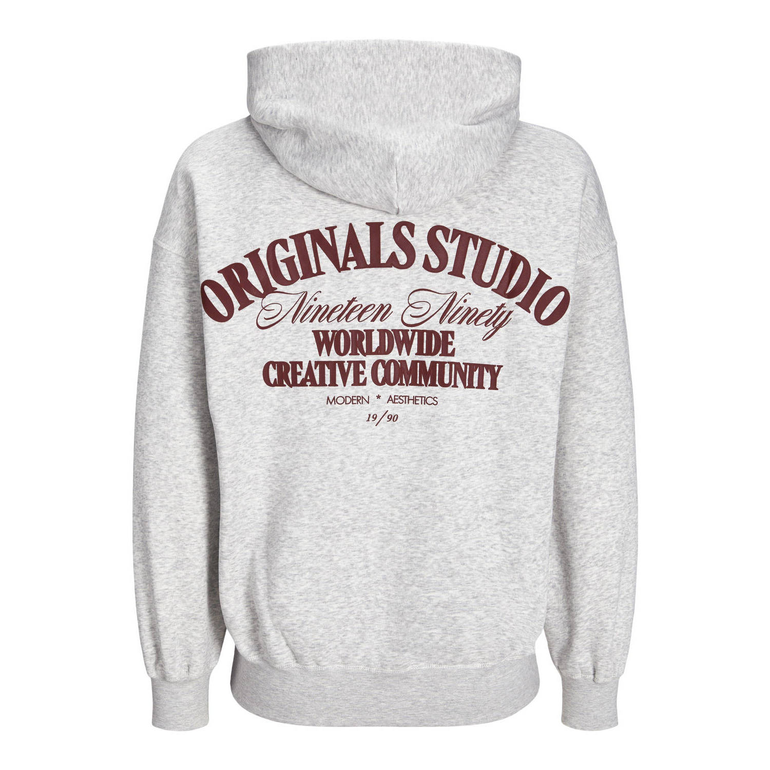JACK & JONES ORIGINALS hoodie grijs