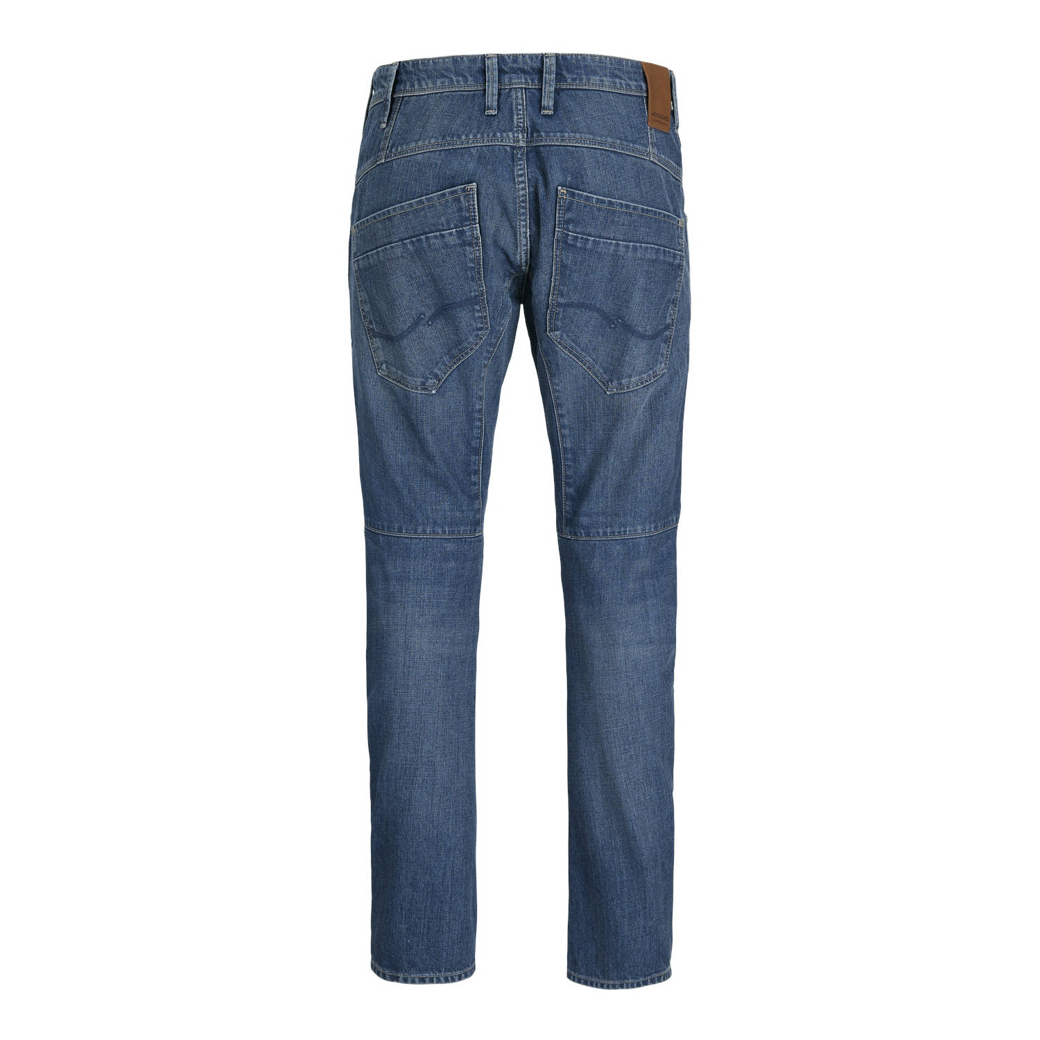 JACK & JONES JEANS INTELLIGENCE tapered fit jeans JJMIKE blauw