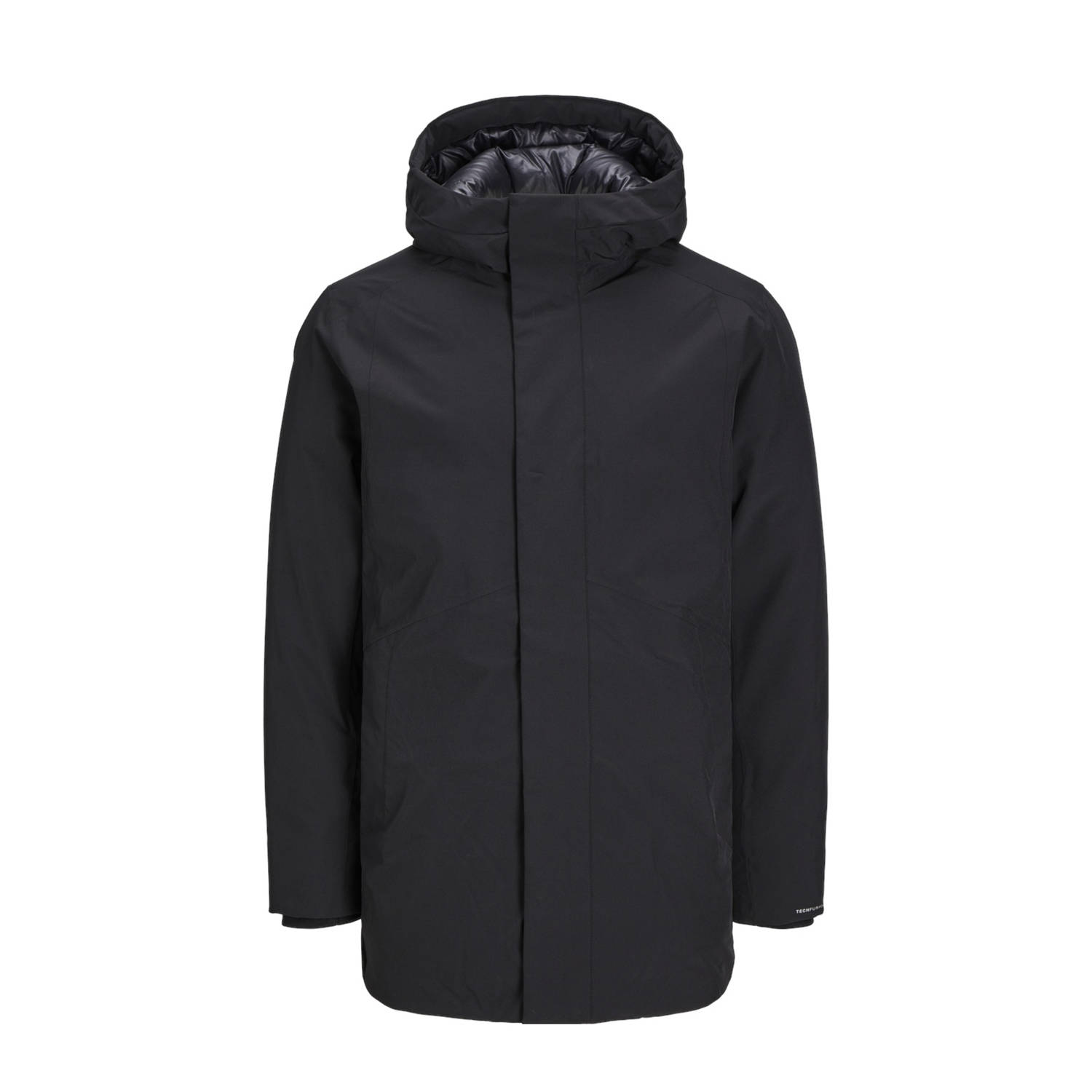 JACK & JONES ESSENTIALS gewatteerde winterjas JJEKEEN zwart