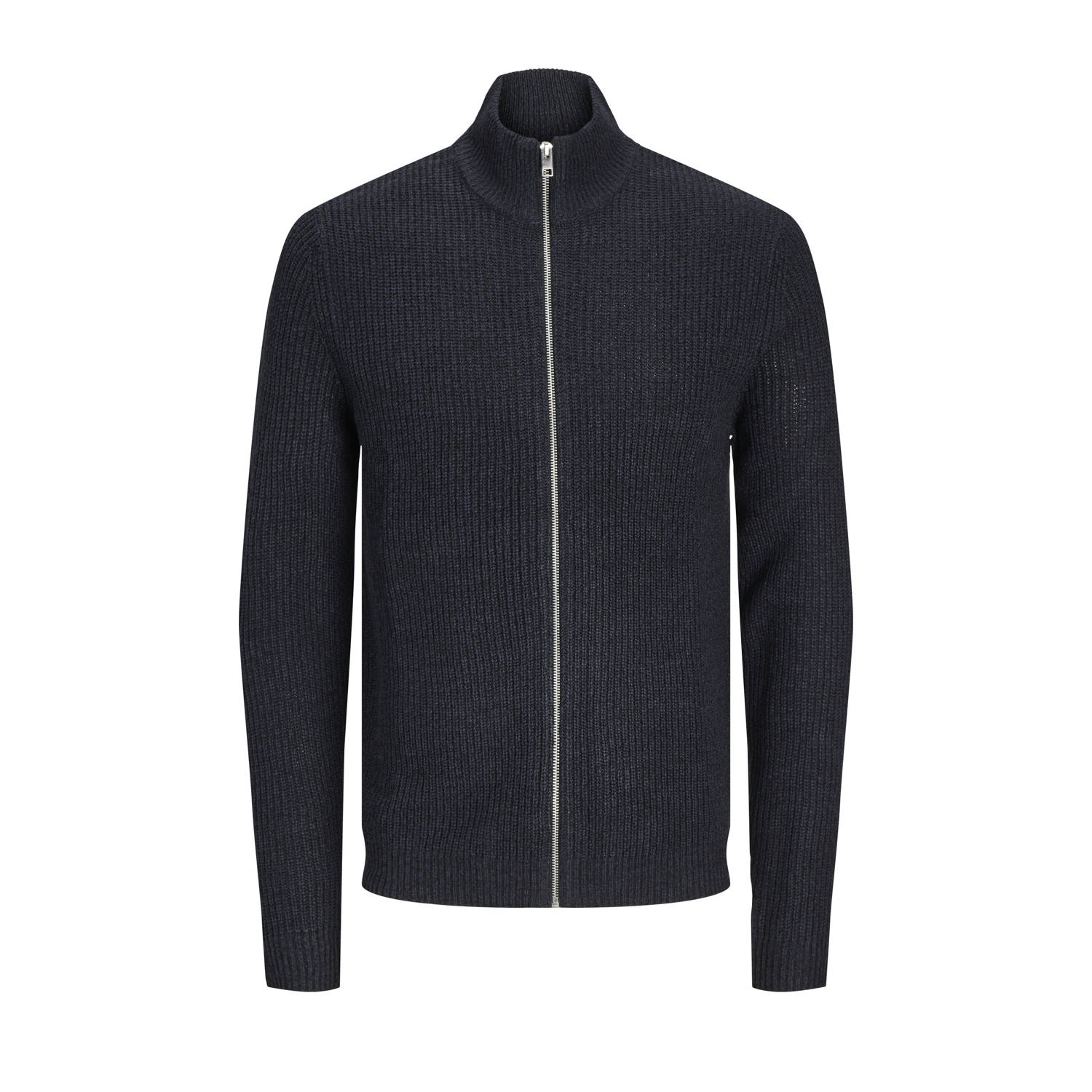 JACK & JONES ESSENTIALS gemêleerd ribgebreid vest JJELEWIS