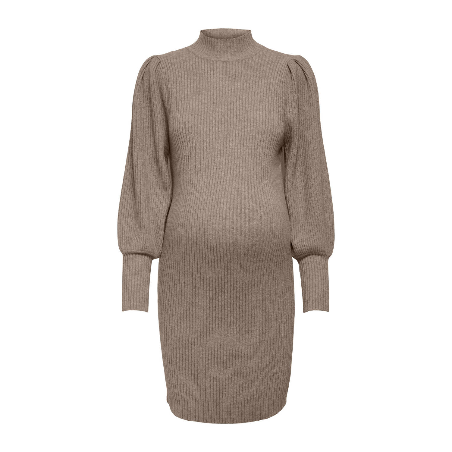 ONLY MATERNITY zwangerschapsjurk OLMKATIA taupe