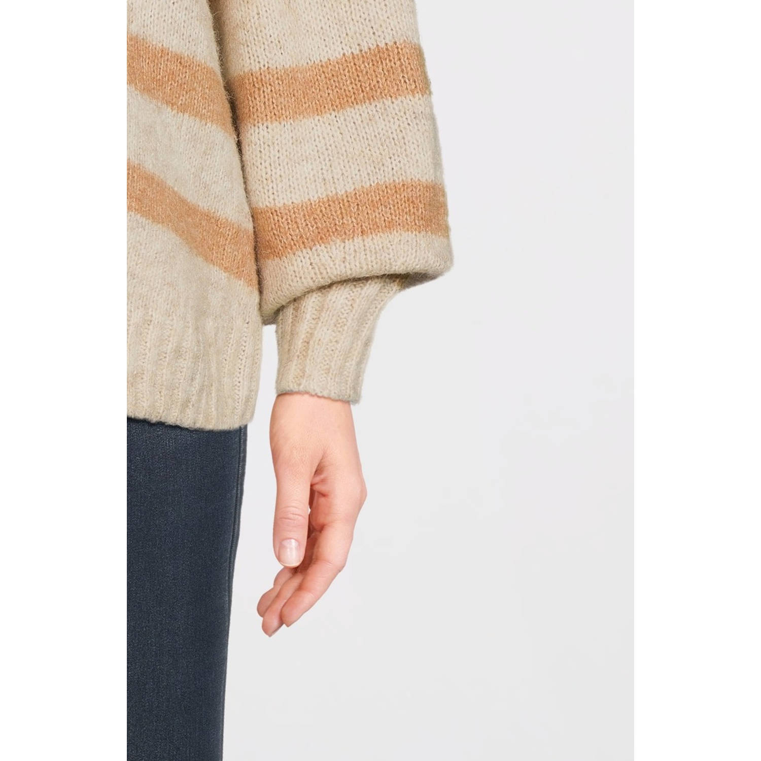 ONLY MATERNITY gebreide zwangerschapstrui beige
