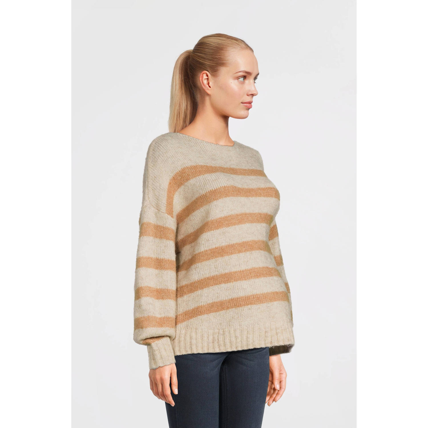 ONLY MATERNITY gebreide zwangerschapstrui beige
