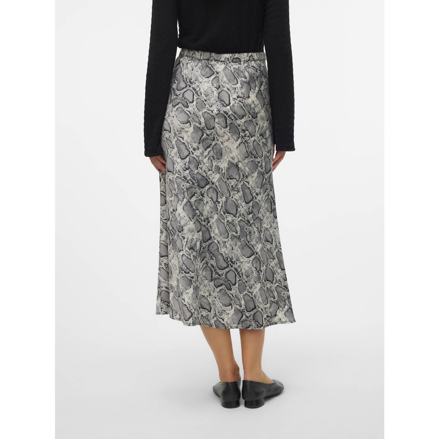 MAMALICIOUS zwangerschapsrok met slangenprint grijs
