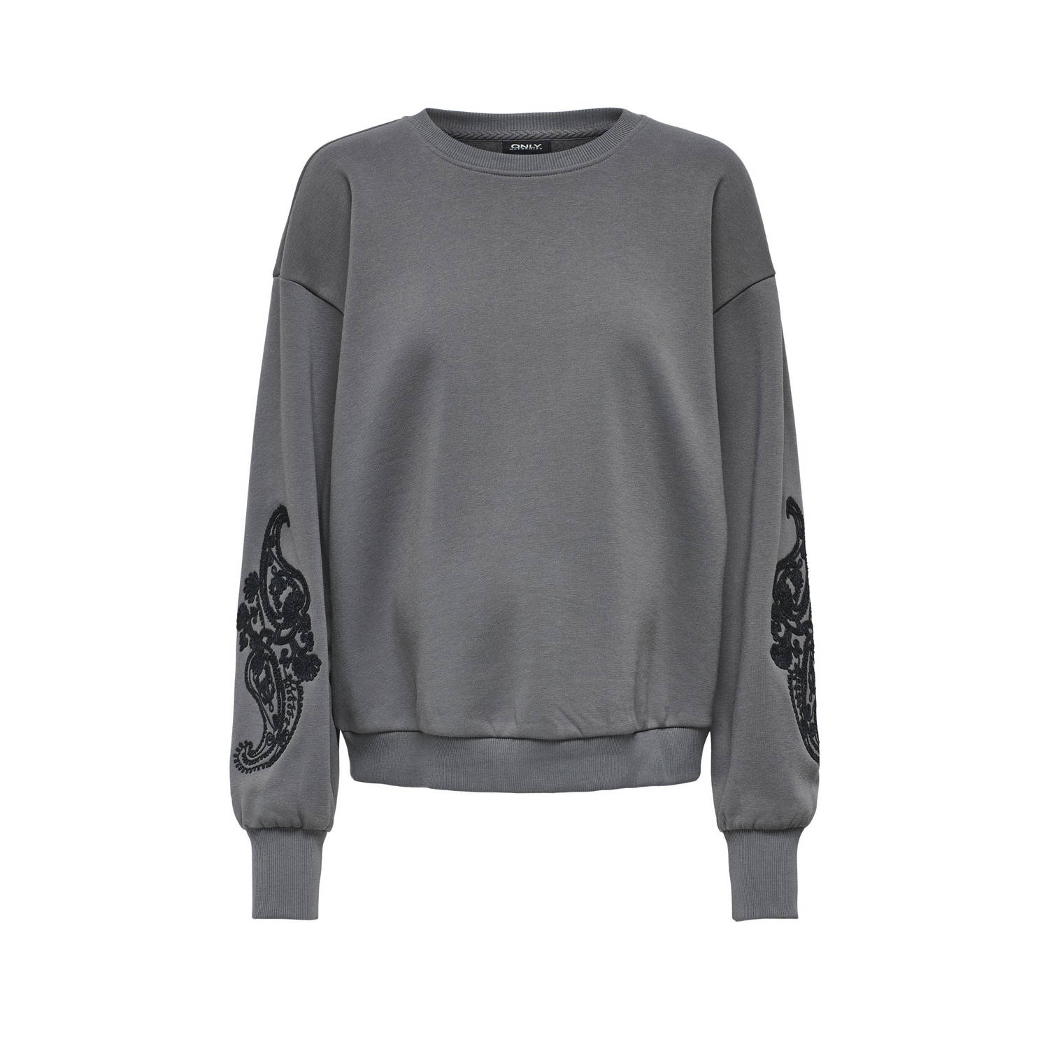 ONLY MATERNITY zwangerschapssweater grijs