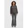 ONLY MATERNITY flared fit zwangerschapsbroek OLMESRA zwart/grijs