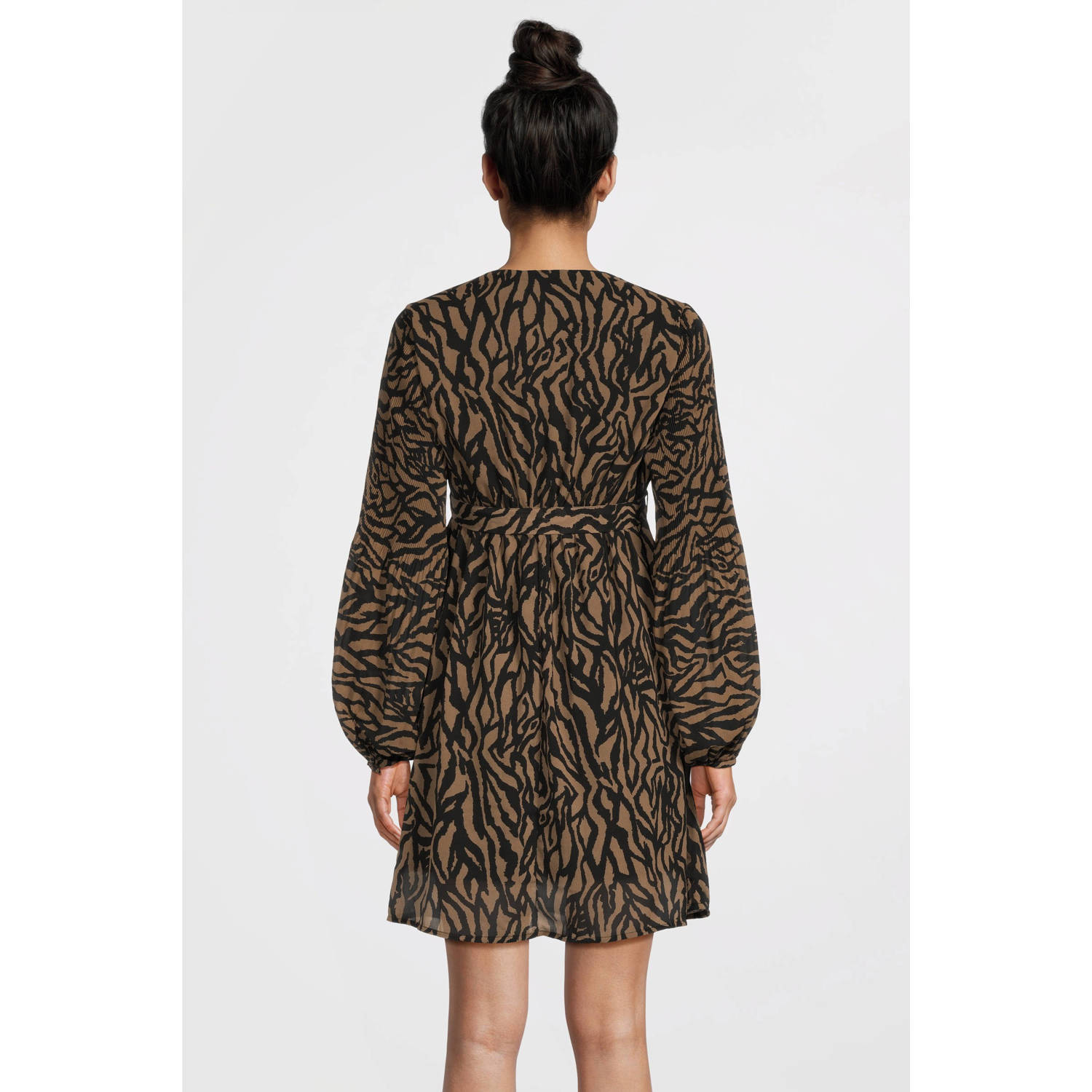 ONLY MATERNITY zwangerschapsjurk OLMSTAR met all over print olijfgroen zwart