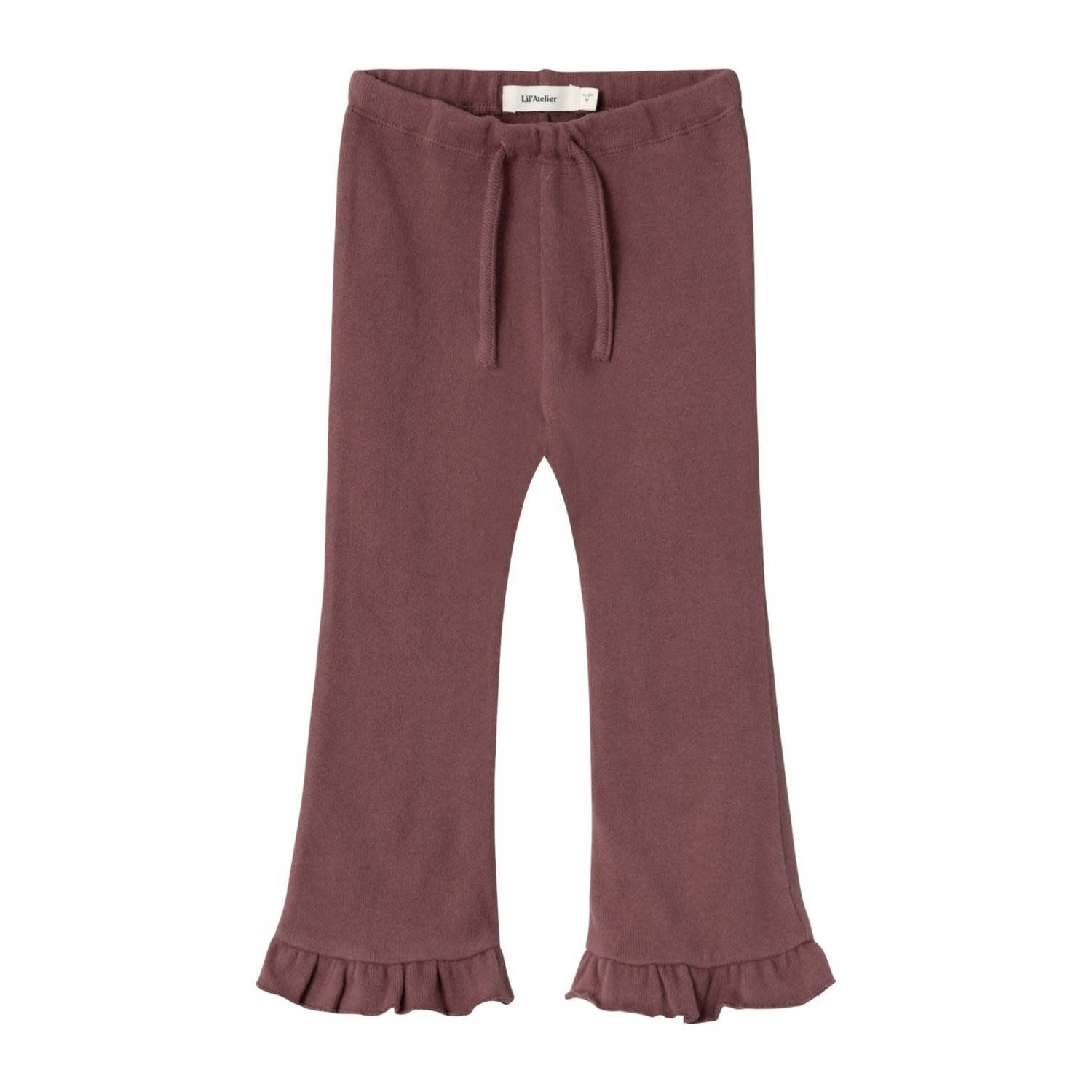 LIL' ATELIER MINI flared broek NMFTHORO bruin