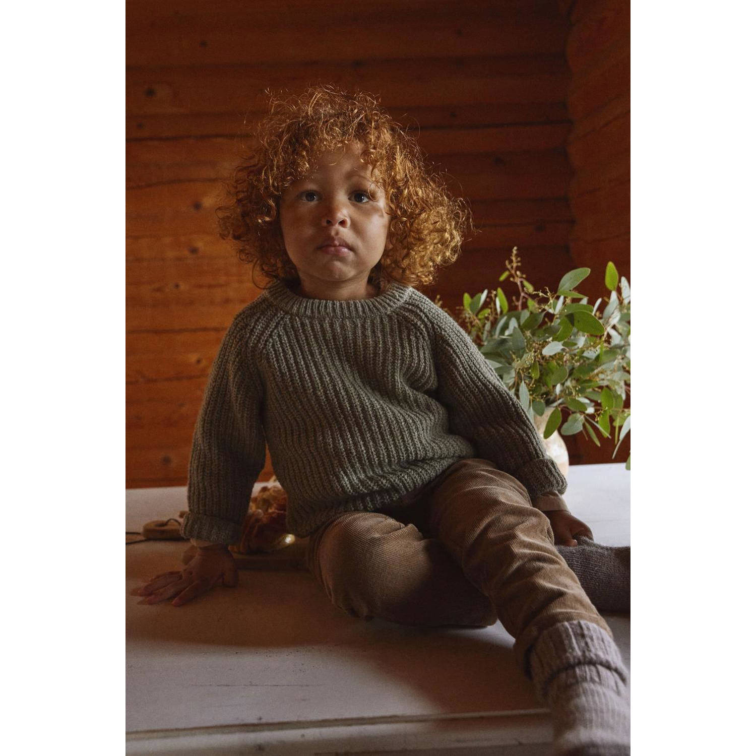 LIL' ATELIER MINI broek NMMRYAN camel