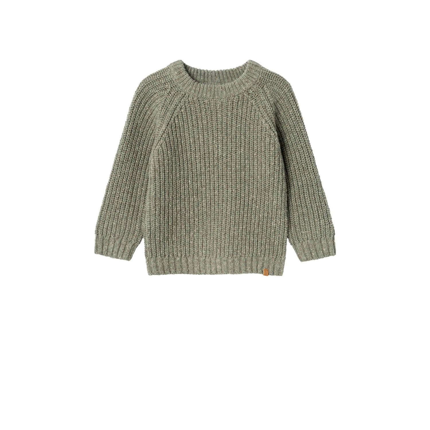 LIL' ATELIER Jongens Truien & Vesten Nmmolfert Ls Knit Lil Olijf