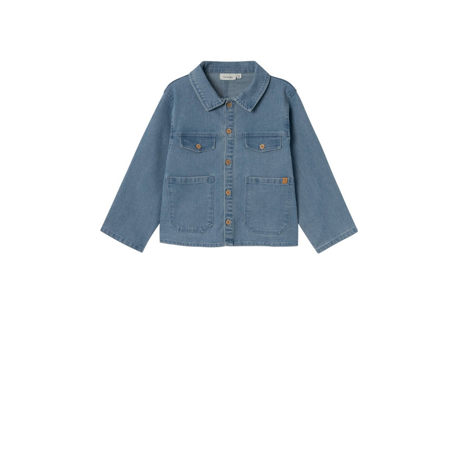 LIL' ATELIER MINI overshirt Medium Blue Denim