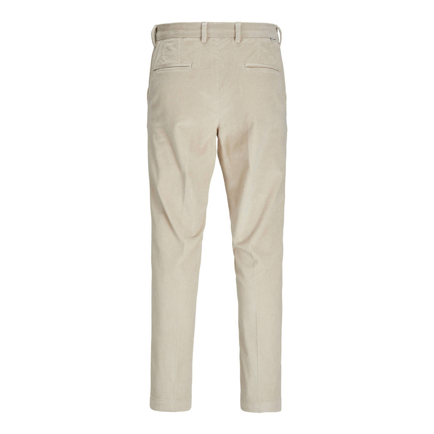 JACK & JONES PANTS STUDIO corduroy tapered fit chino JPSTACE beige