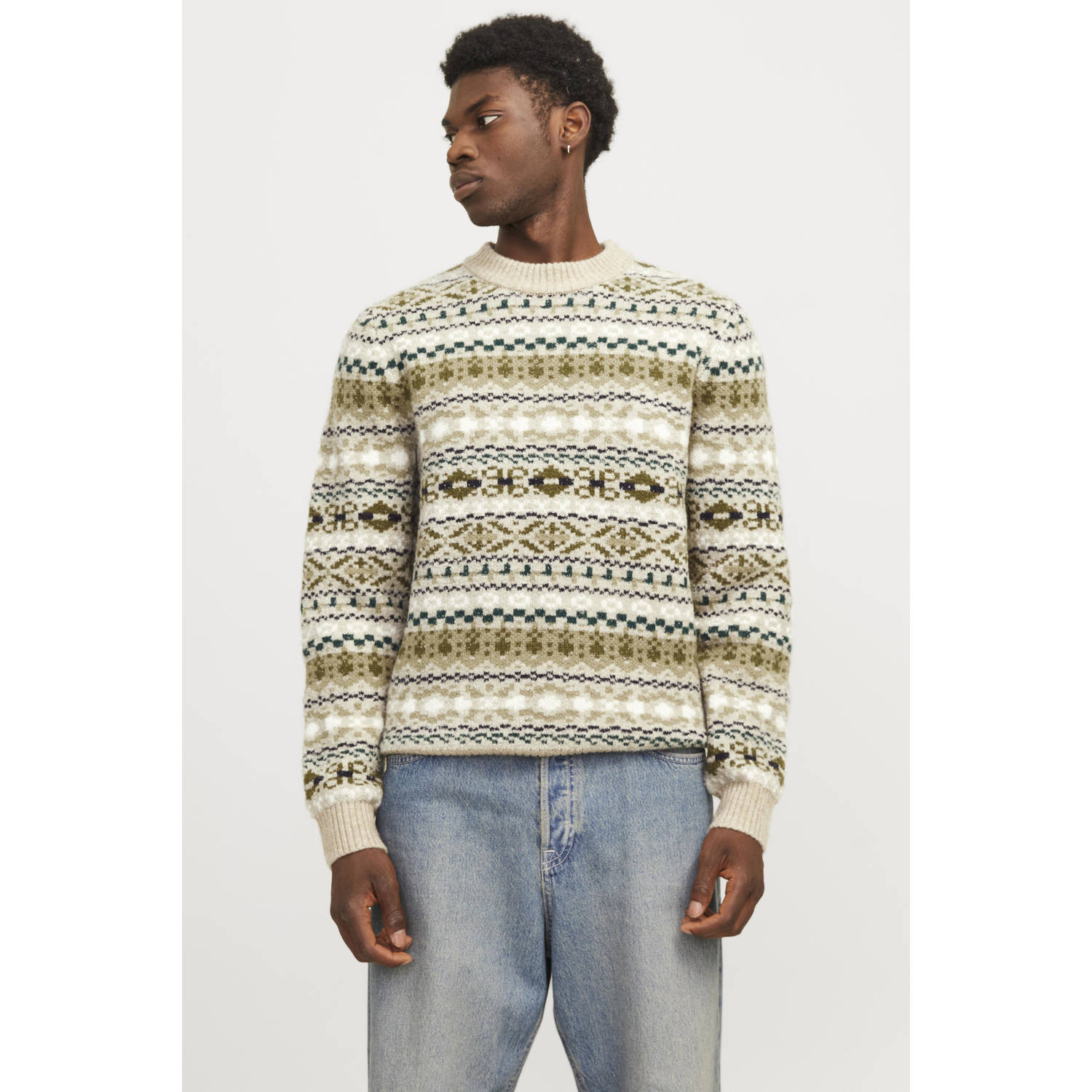 Jack & Jones Premium Gebreide pullover met ronde hals model 'BLUDAVE'