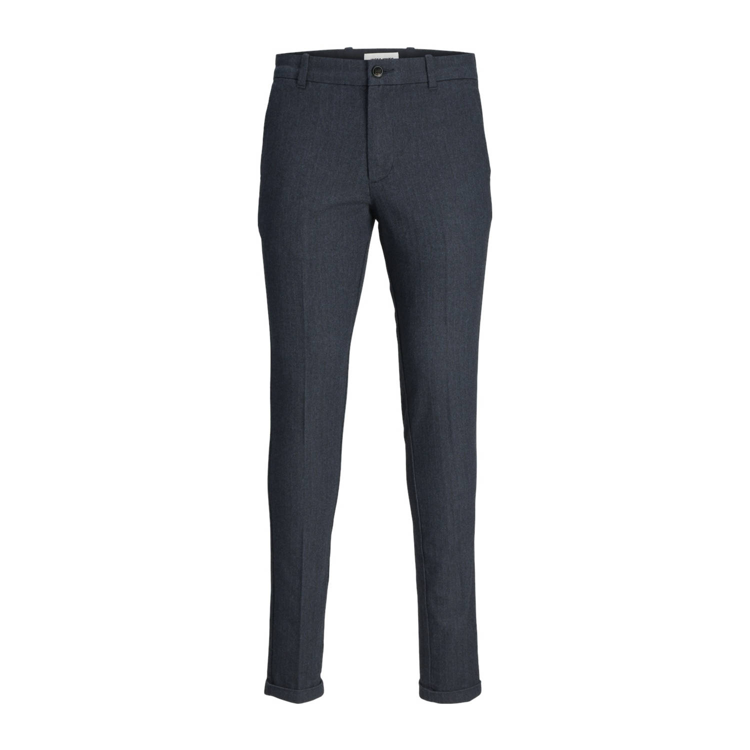 JACK & JONES PANTS STUDIO slim fit chino JPSTMARCO donkerblauw