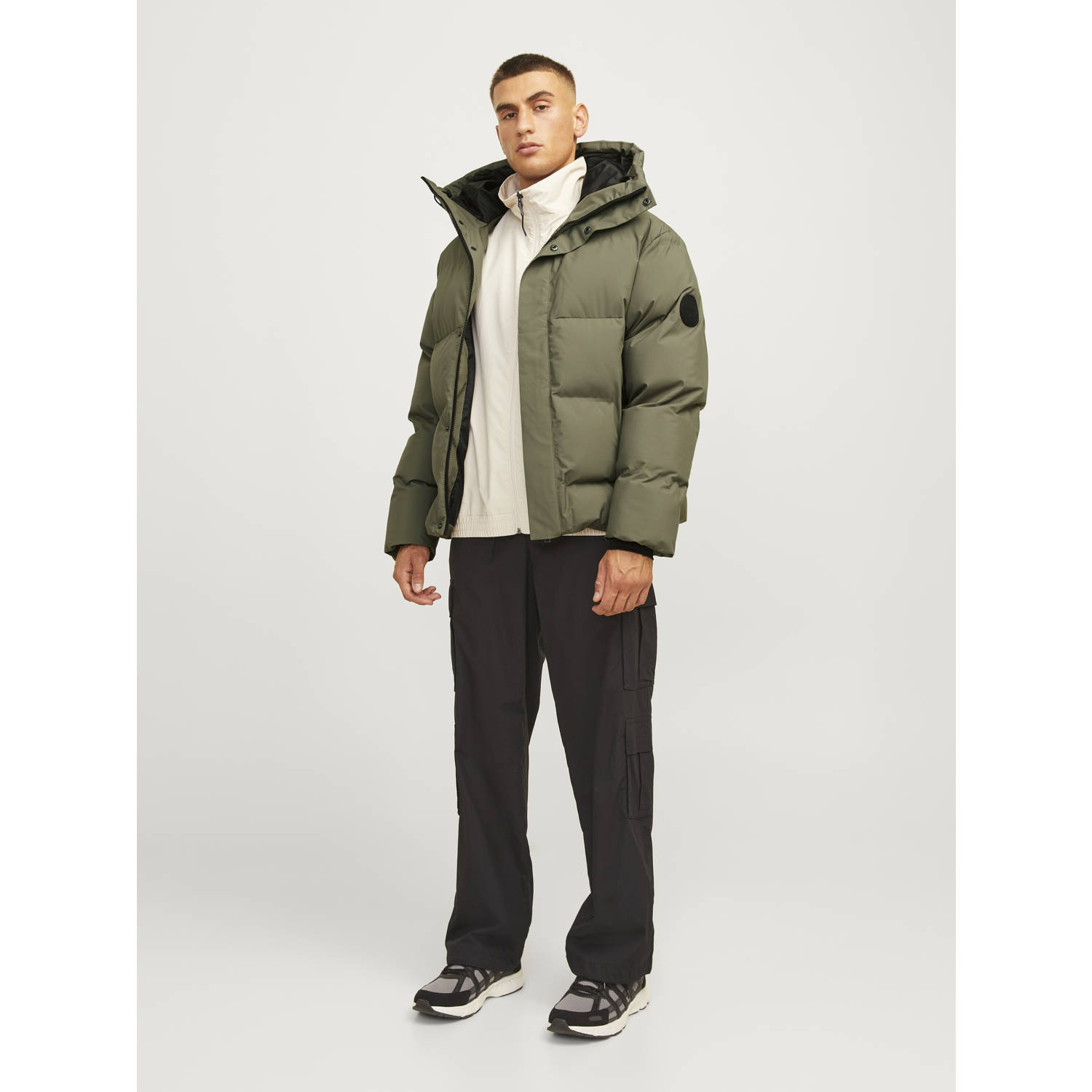 JACK & JONES CORE gewatteerde winterjas JCOALPHA