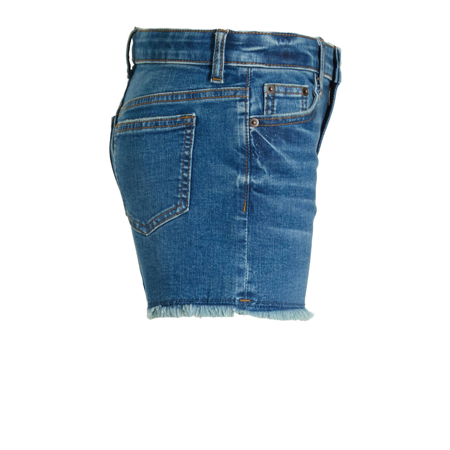anytime denim short blauw