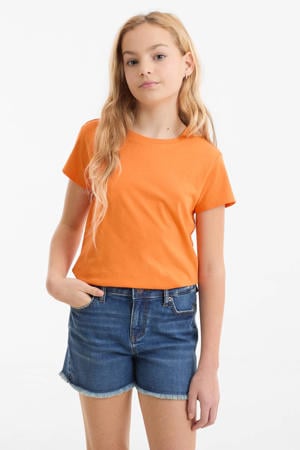 denim short blauw