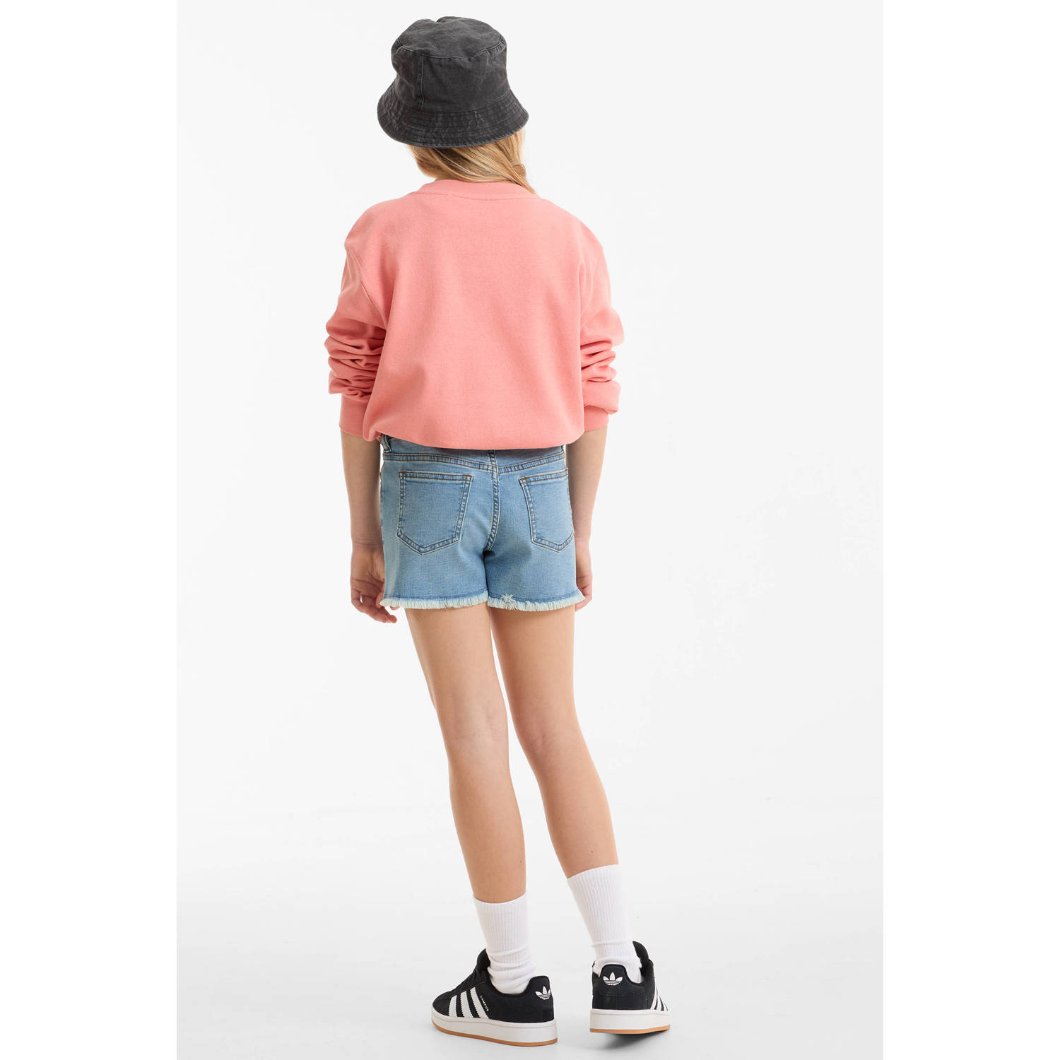 anytime denim short lichtblauw