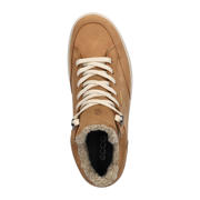 thumbnail: Ecco gevoerde nubuck sneakers camel