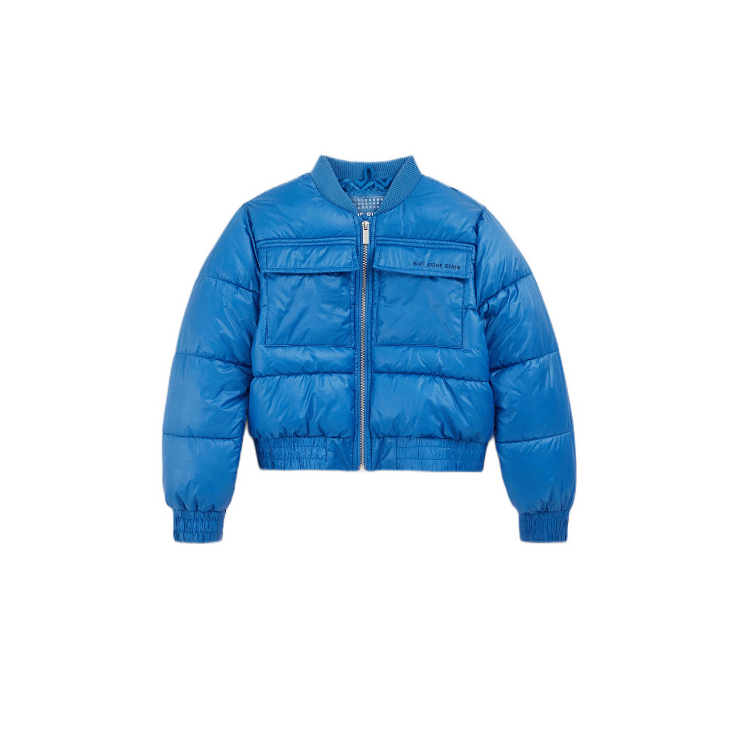 WE Fashion gewatteerde winterjas blauw