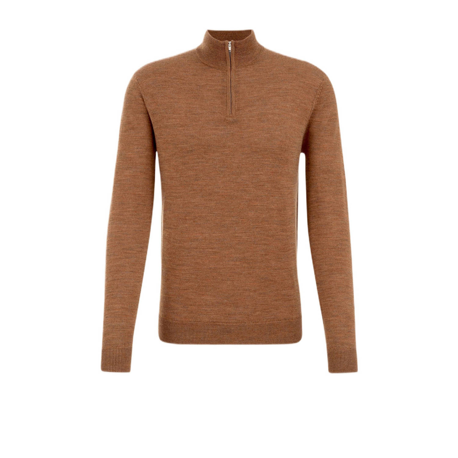 WE Fashion wol gebreide trui Allspice