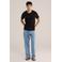 WE Fashion regular T-shirt zwart