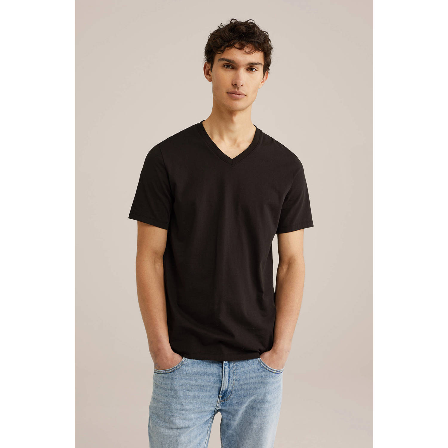 WE Fashion T-shirt zwart