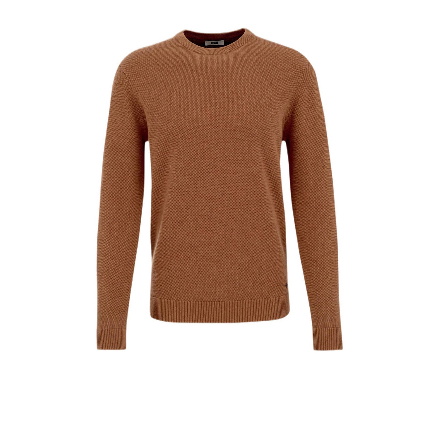 WE Fashion gebreide trui bruin