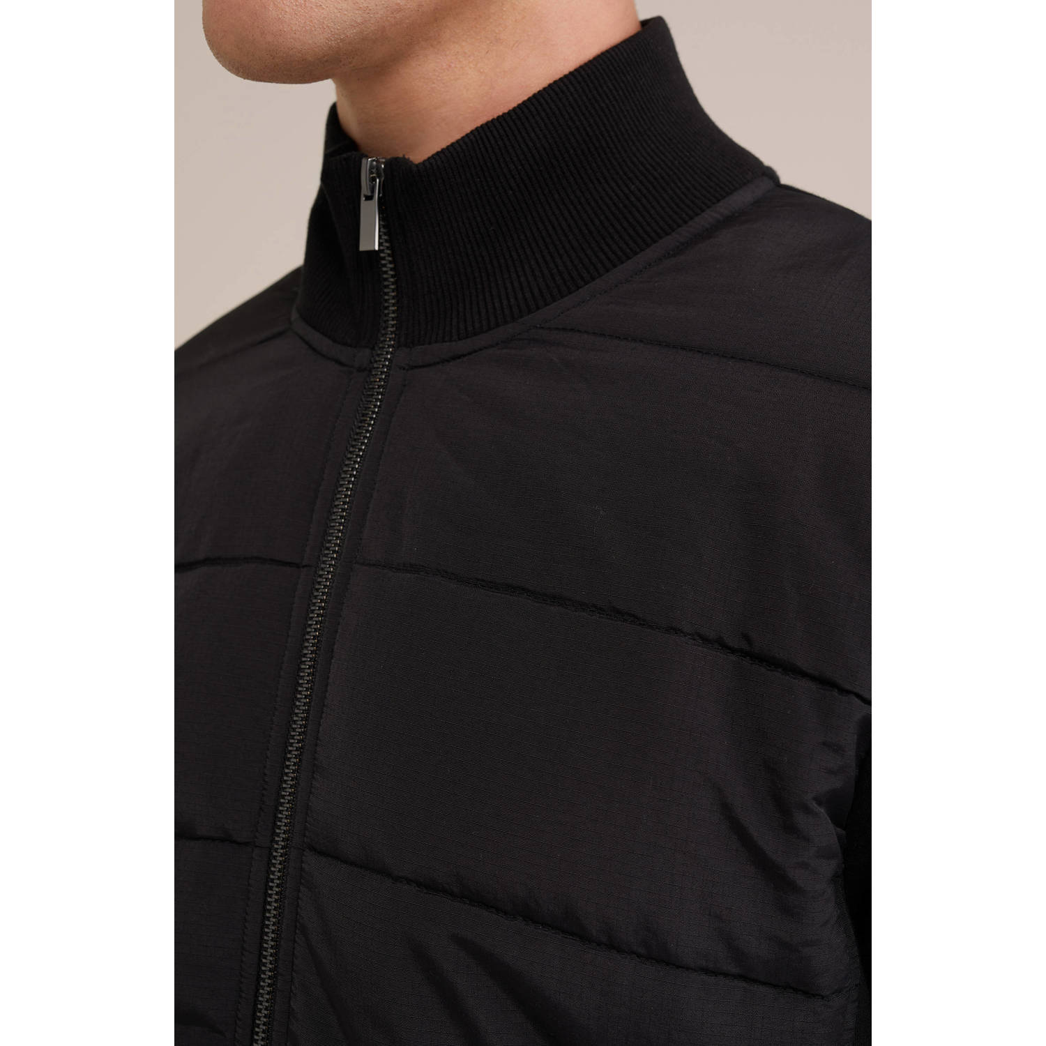 WE Fashion sweatvest zwart