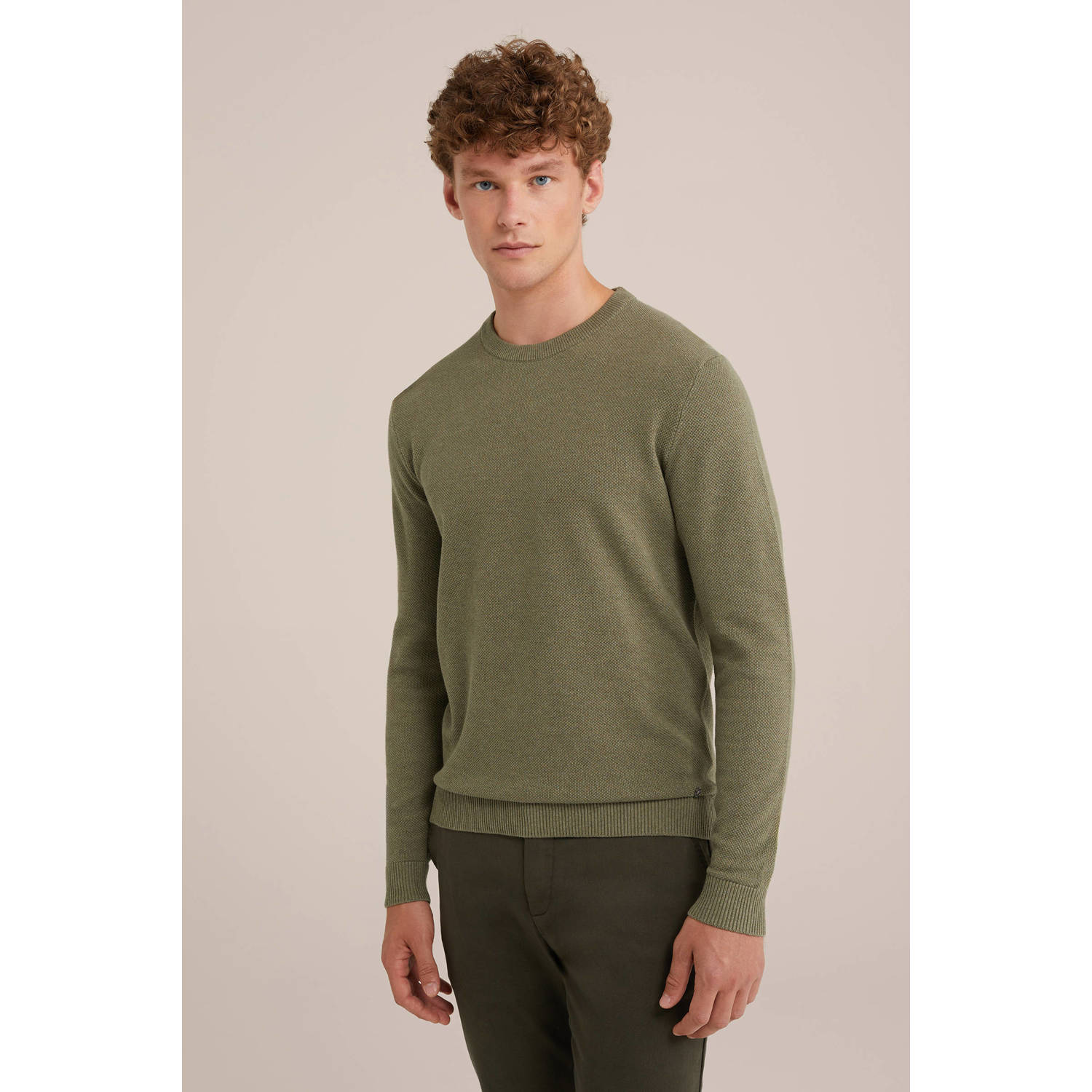 WE Fashion gebreide trui groen