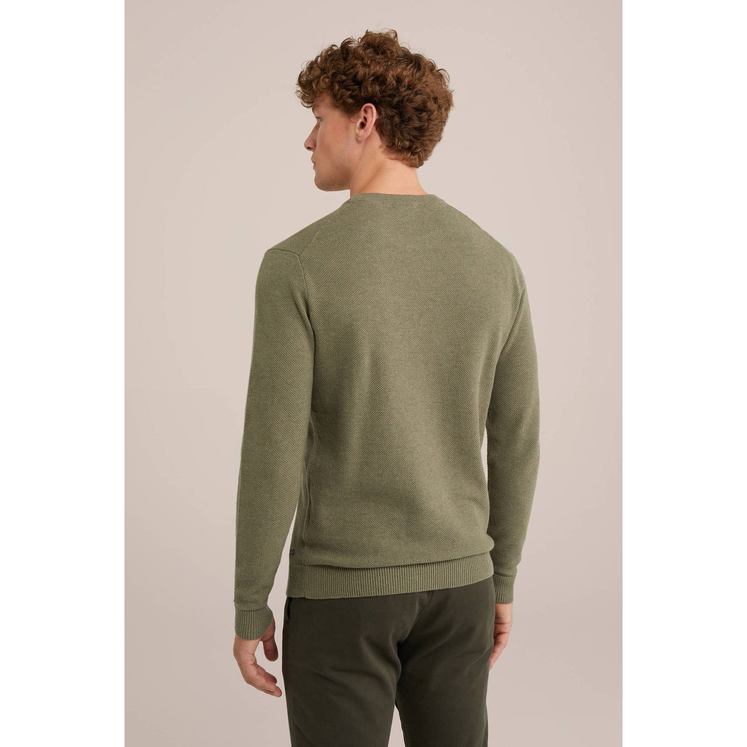 WE Fashion gebreide trui groen