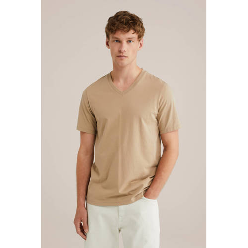 WE Fashion T-shirt beige afbeelding