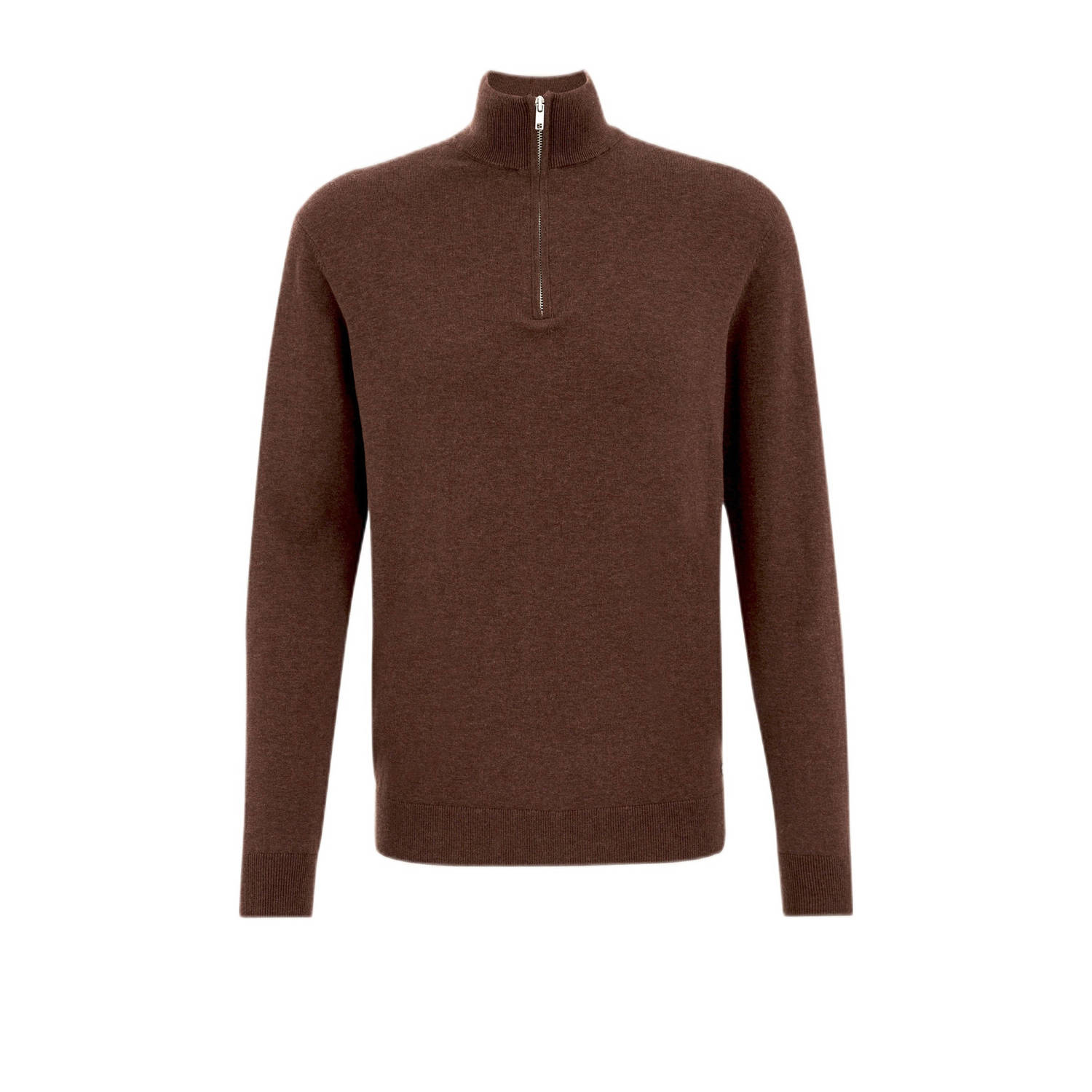 WE Fashion gebreide trui Deep Brown
