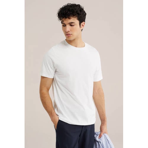 WE Fashion regular T-shirt wit afbeelding