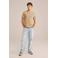 WE Fashion regular T-shirt beige