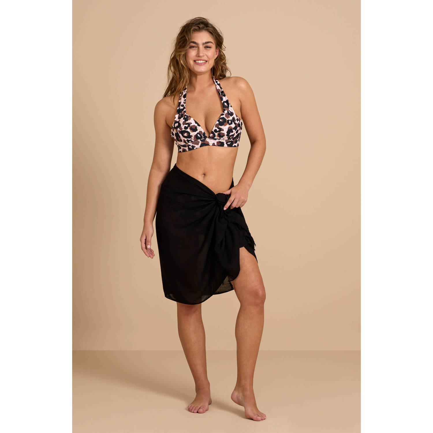 BEACHWAVE pareo zwart
