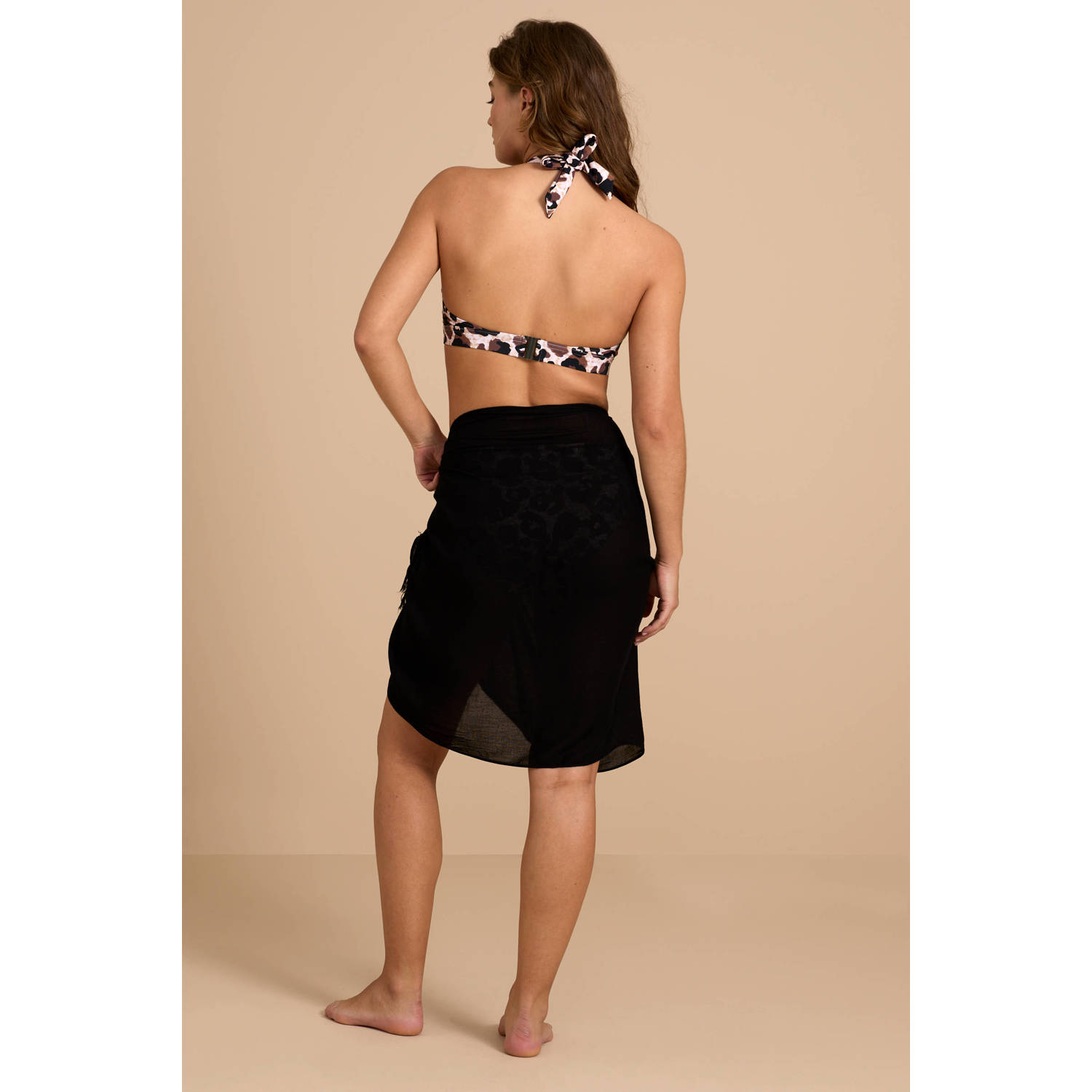 BEACHWAVE pareo zwart