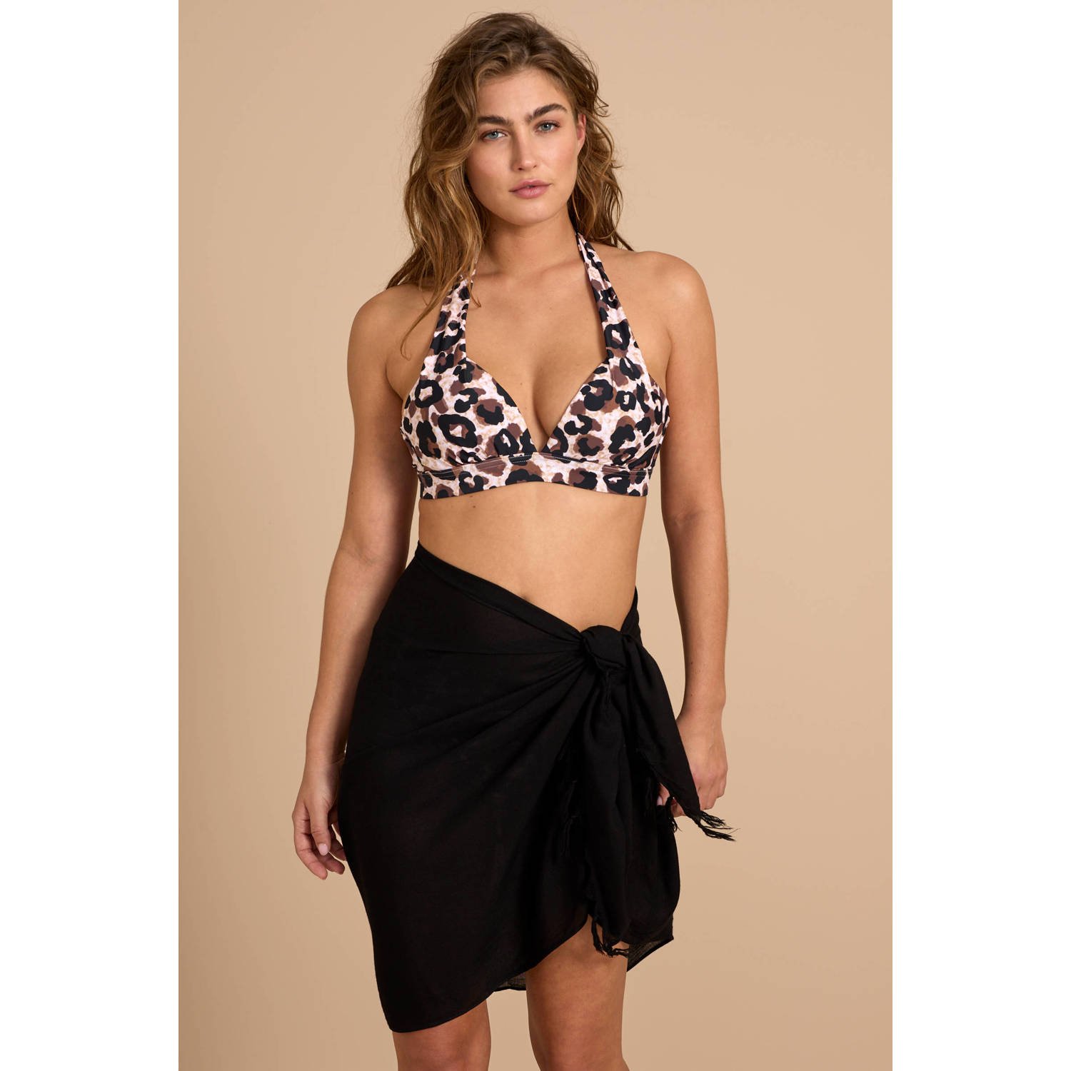 BEACHWAVE pareo zwart