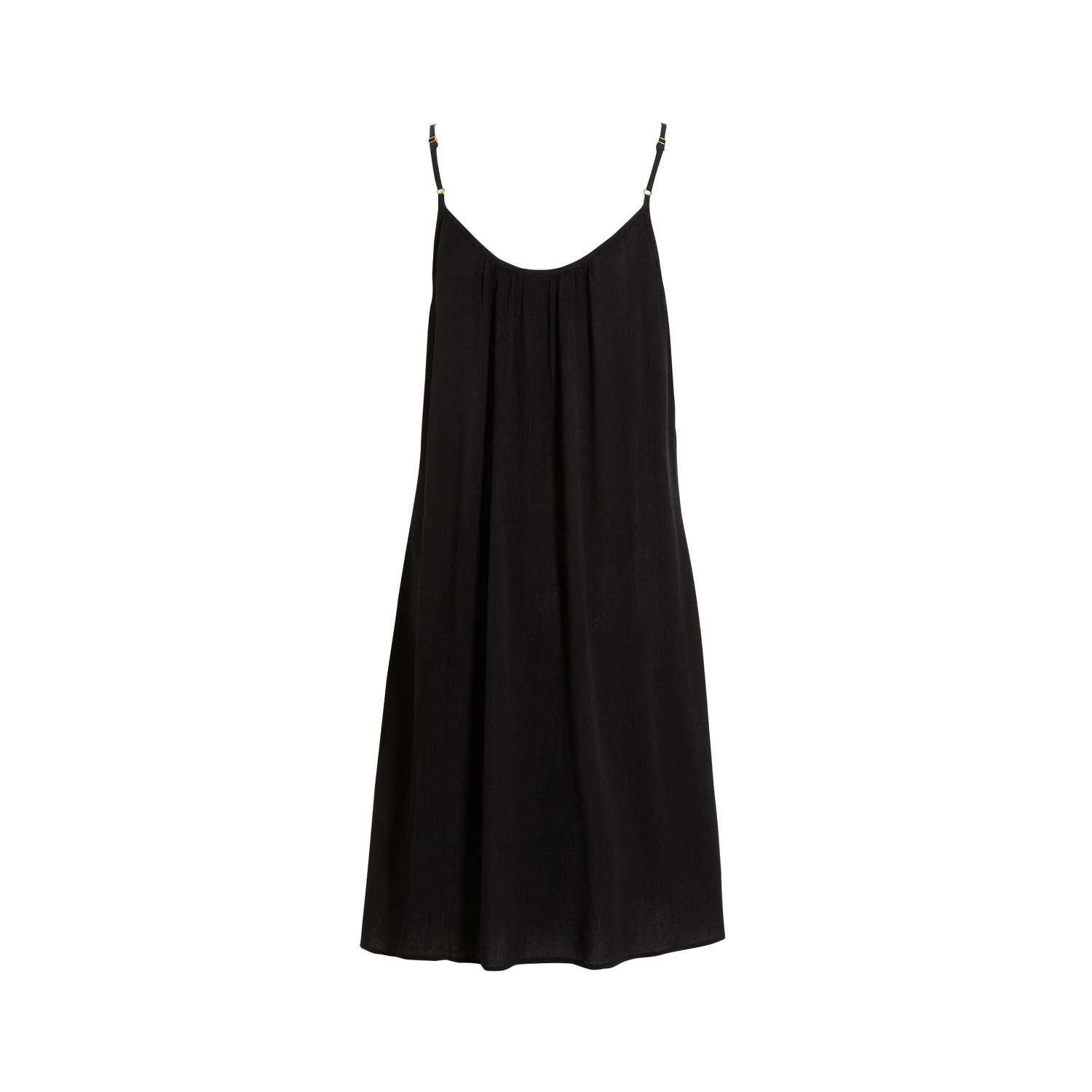 BEACHWAVE crinkle strandjurk zwart