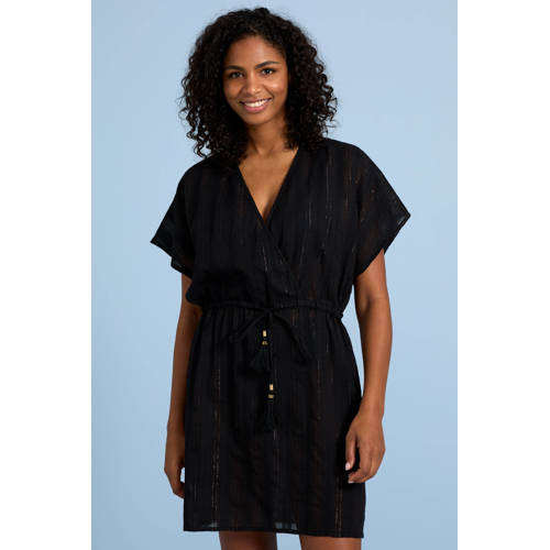 BEACHWAVE strandtuniek met lurex zwart afbeelding