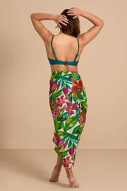 thumbnail: BEACHWAVE pareo groen/roze