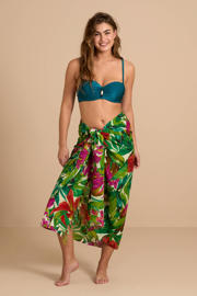 thumbnail: BEACHWAVE pareo groen/roze
