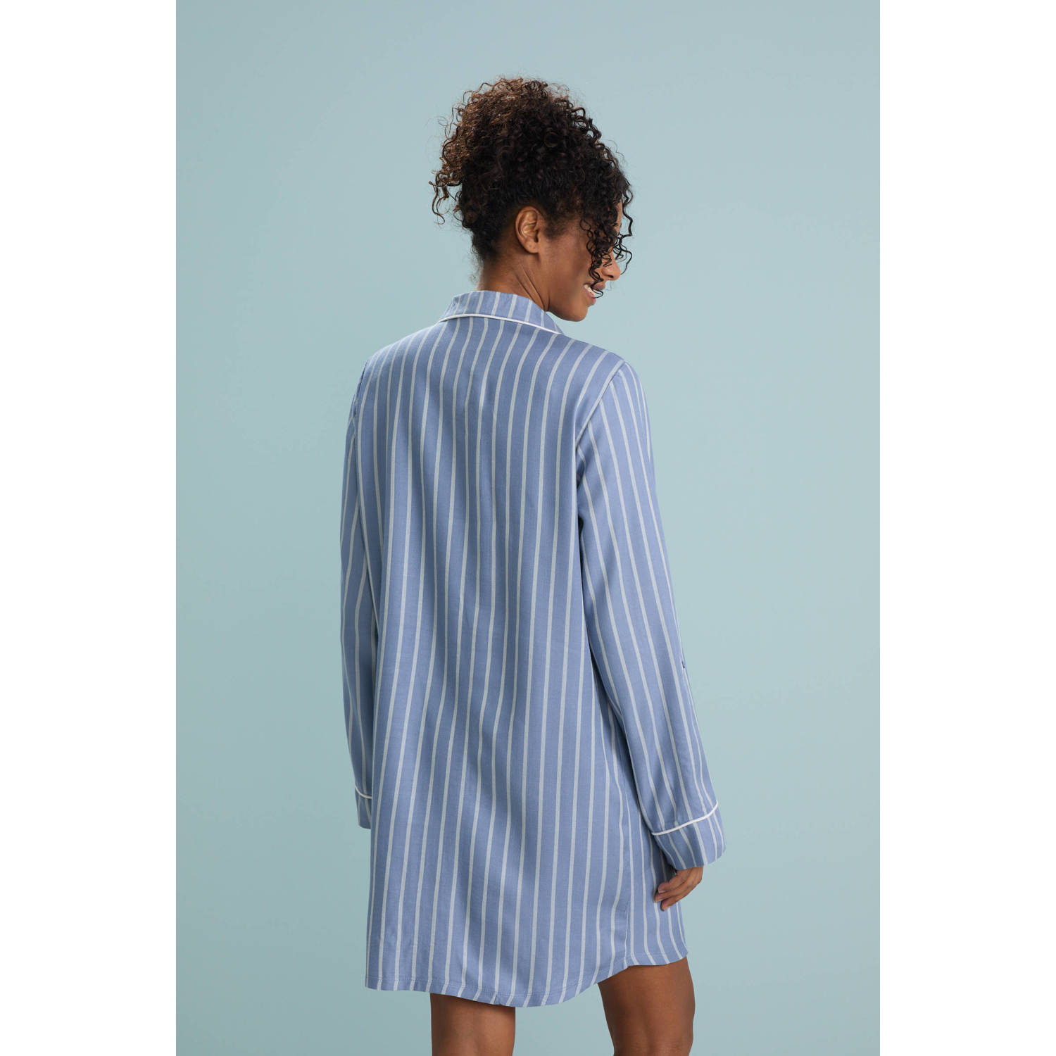 Dreamcovers nachthemd blauw ecru
