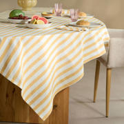 thumbnail: NOUS Living tafelkleed gestreept geel (150x250 cm)
