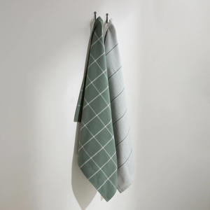 thee/keukendoek groen (2-in-1) (set van 2)